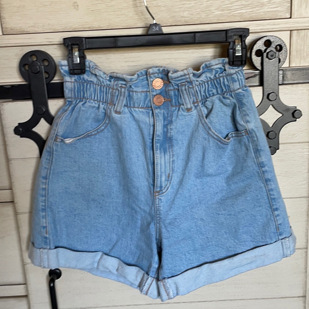 Garage ‘80s Mom Shorts- Kiera Blue